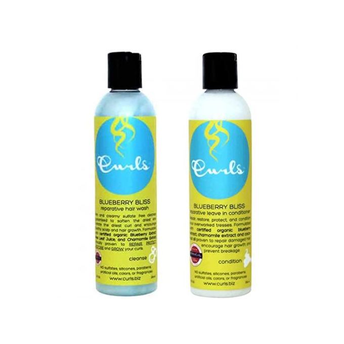 Curls Blueberry Bliss Shampoo and Conditioner Set in GH