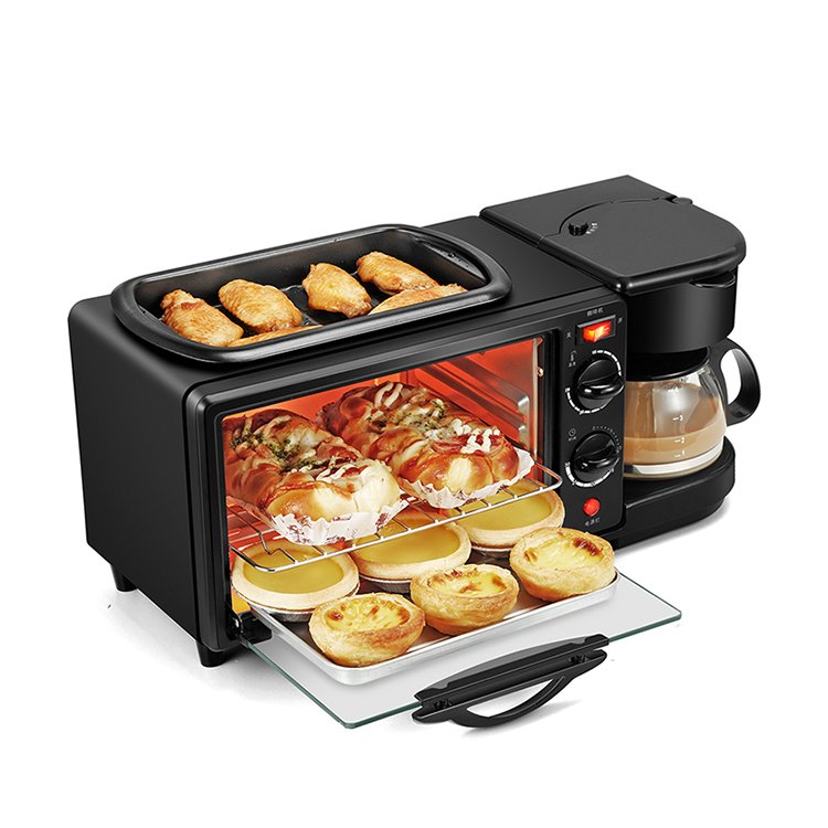 3 in 1 Breakfast Maker Multifunctional Breakfast Machine Coffee and Oven All In One