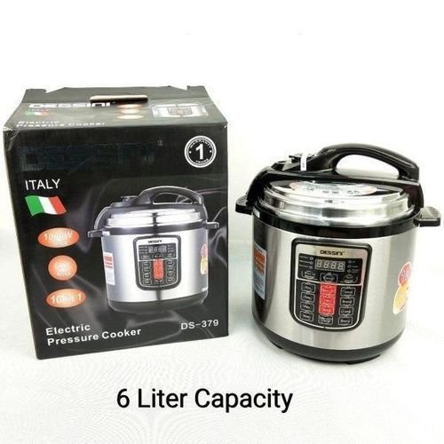 Dessini Durable 6Litre Electric Pressure Cooker in GH
