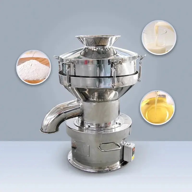 Cassava Flour Milling Starch Powder Sifter Stainless Steel Filter Sieve Machine industrial Siever Vibrating Screen Sieved Price