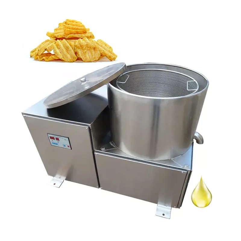 Industrial Stainless Steel Fried Food Oil Removing Machine Oil Centrifuge Machine For Fried Food Deoiling Machine