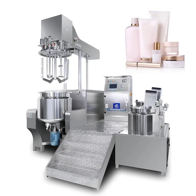 Cosmetic cream mixer/Vacuum homogeneous emulsifying machine/Cosmetic machine production line in GH