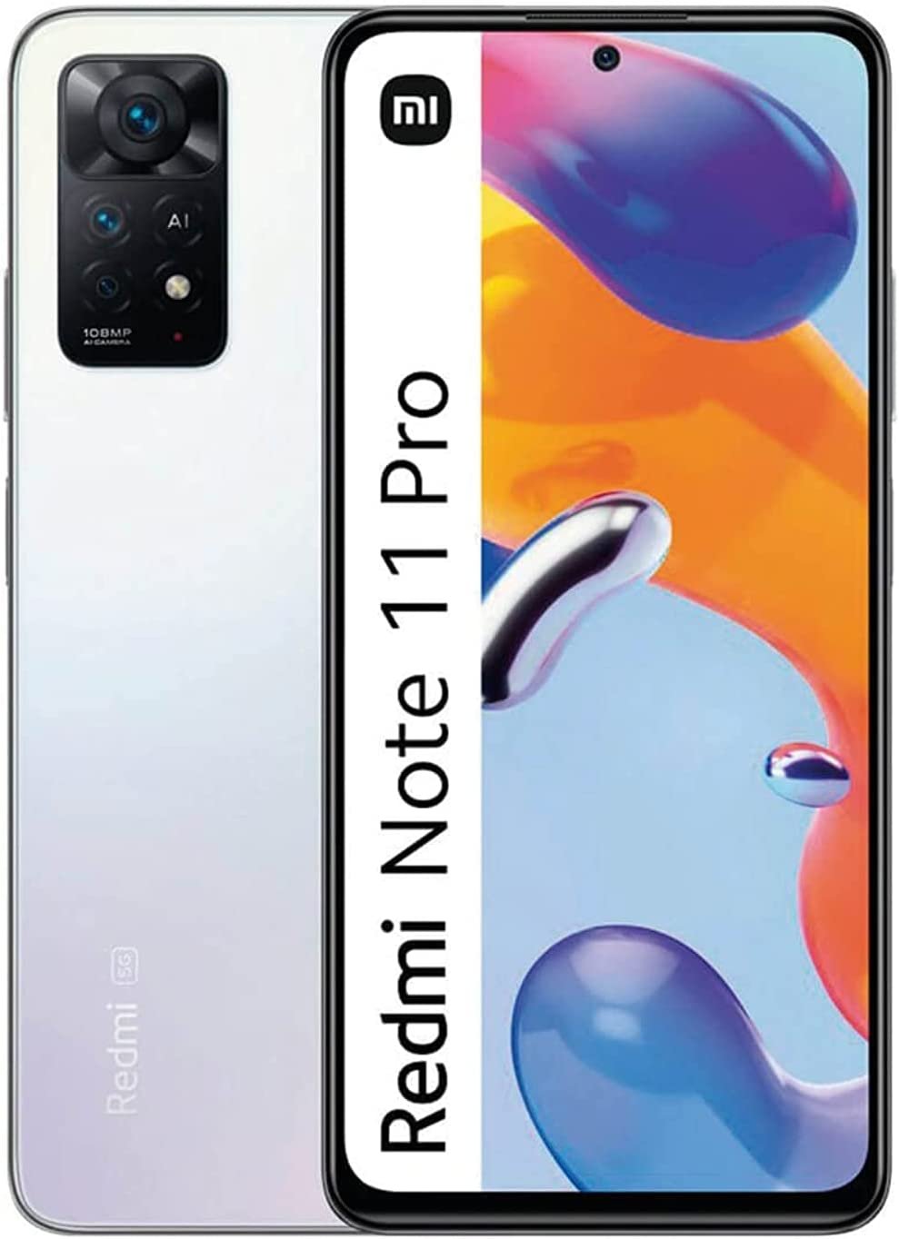 Xiaomi Redmi Note 11 Pro - Smartphone 128GB, 8GB RAM, Dual Sim, Polar White in GH