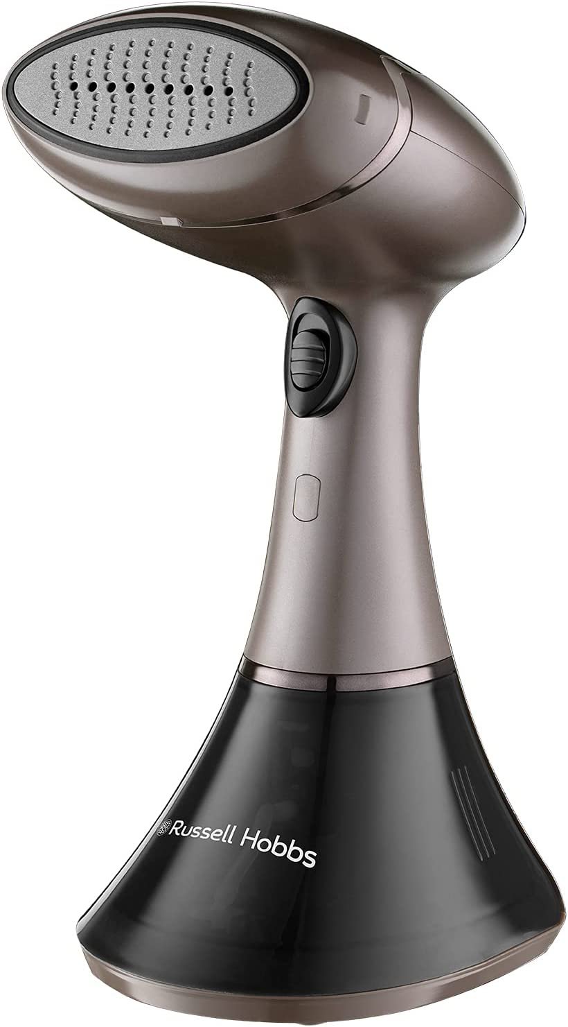 Russell Hobbs 28040 Steam Genie Aroma - Handheld Clothes Steamer for Garments, Curtains and Soft Furnishings, Kills Up to 99.9% of Bacteria