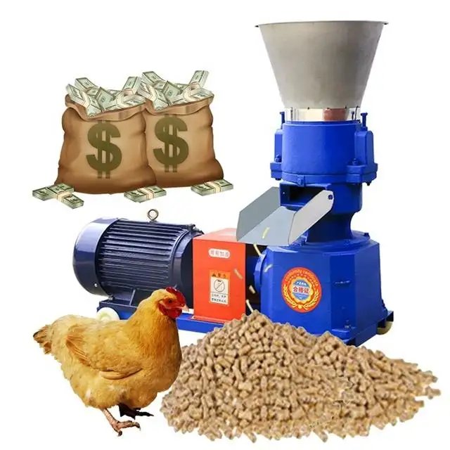 Pellet Feed Mill Making Machine for Pig, Fish Dog Cat Pet Food Animal Chicken Cattle Cow in GH