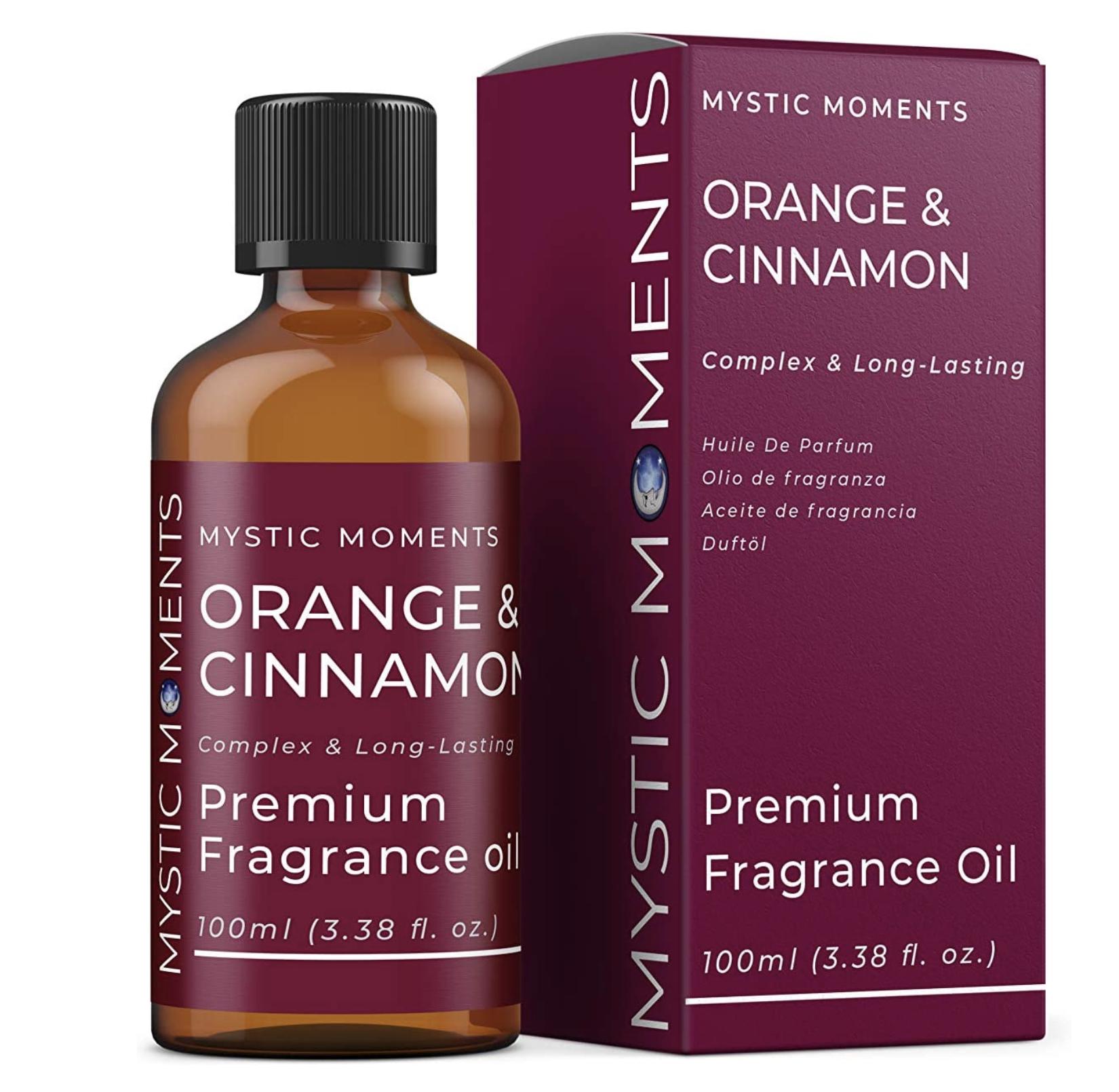 Cinnamon & Orange Fragrance Oil, 100ml (Packaging may vary) - Perfect for Soaps, Candles, Bath Bombs, Oil Burners, Diffusers and Skin & Hair Care Items in GH