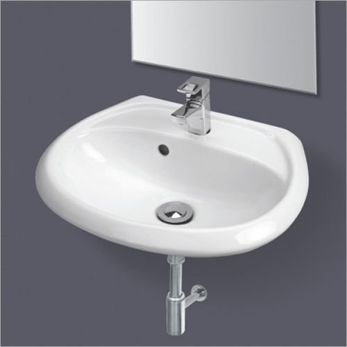 White Ceramic wall hung wash basin in GH