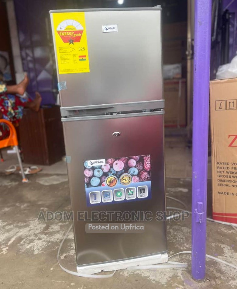 Fridge Freezer Double Door with Bottom Freezer Refrigerator 118L in GH