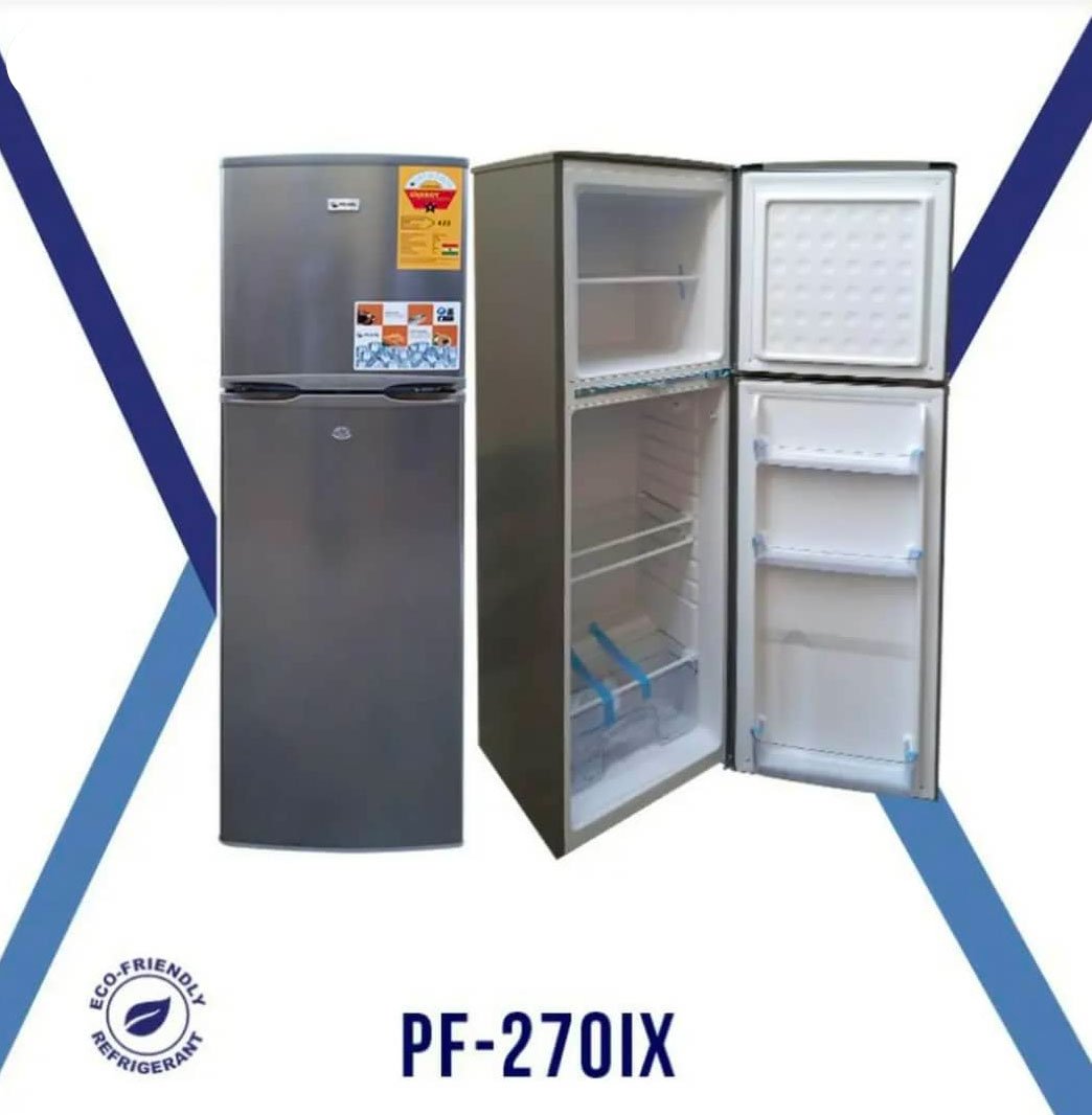 Fridge Refrigerator Double Door Capacity With Bottom Freezer 166L in GH