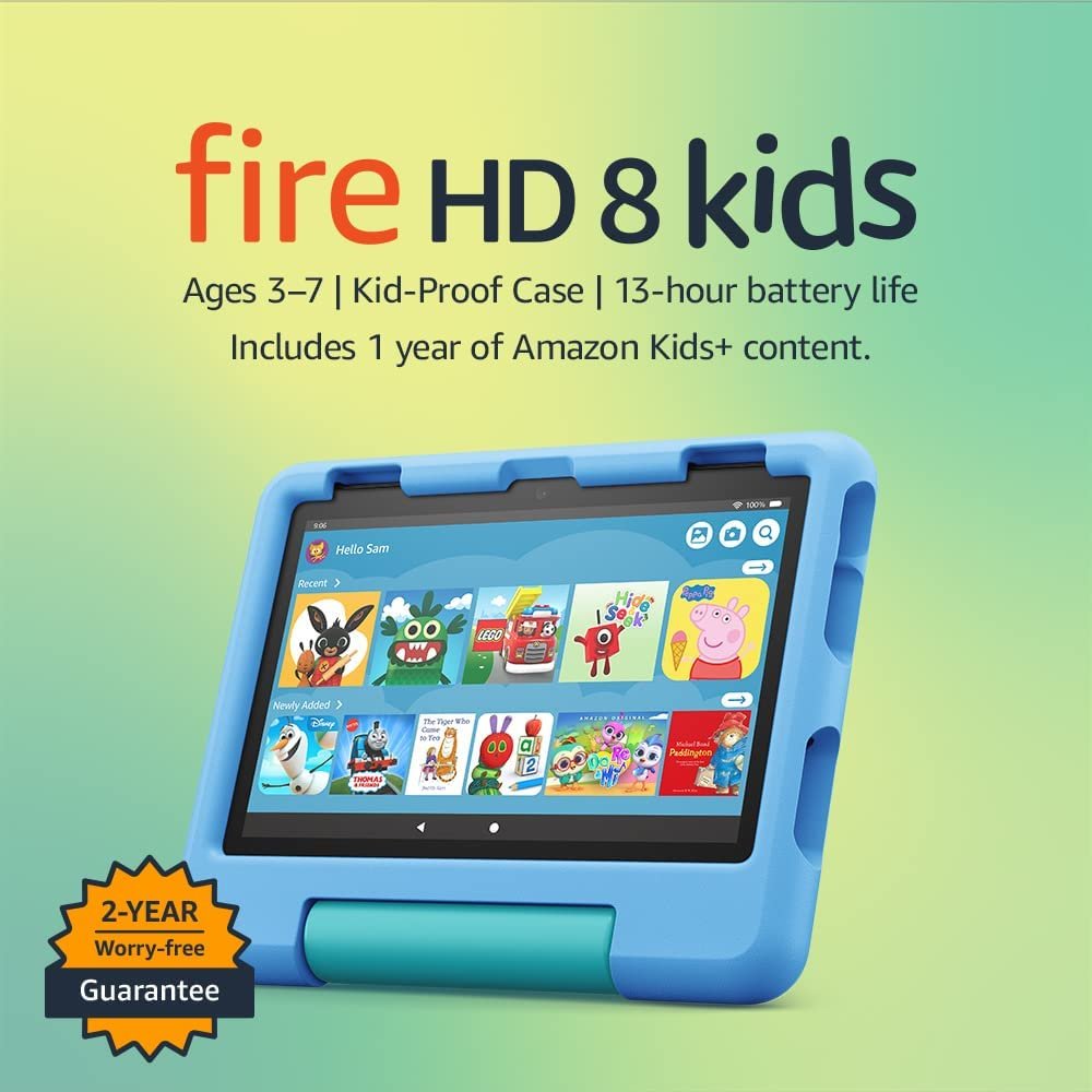 Amazon Fire HD 8 Kids tablet: 8 inch HD display 32GB in GH