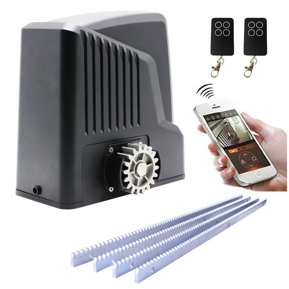 Sliding Gate Motor 1200kg Heavy Duty Battery & Electric Manufacturers Automatic Sliding Gate Opener Solar Compactible in GH