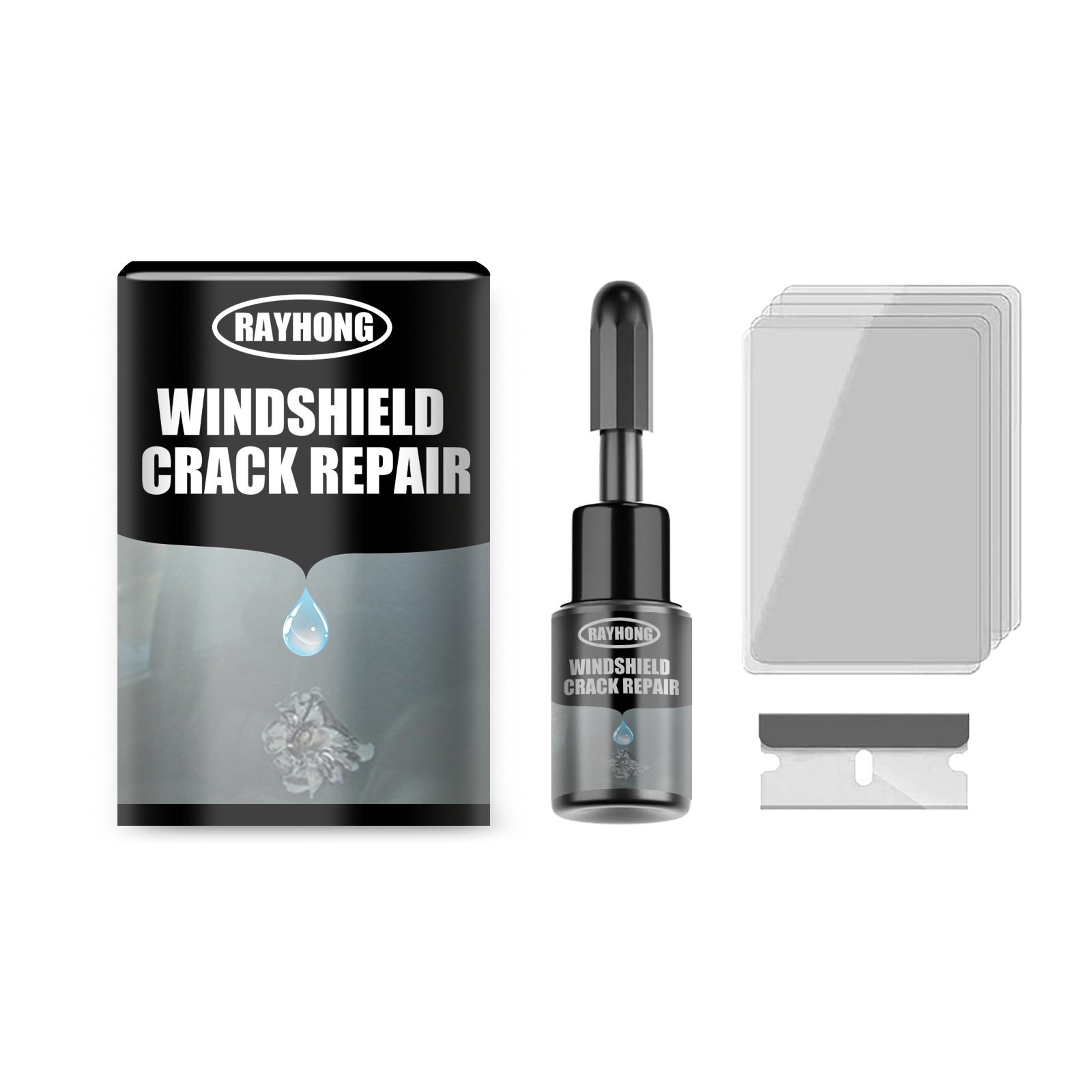 Glass Crack Repair Fluid - 20ml, Rayhong in GH