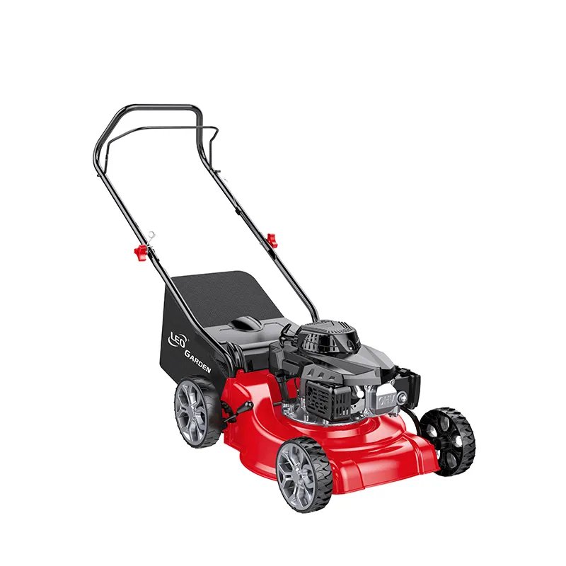 Lawn Mower 4-stroke Grass Cutter Garden Hand Push powered operated Gasoline Engine Petrol LEO LM40-E Self-Propelled Lawn Mower in GH