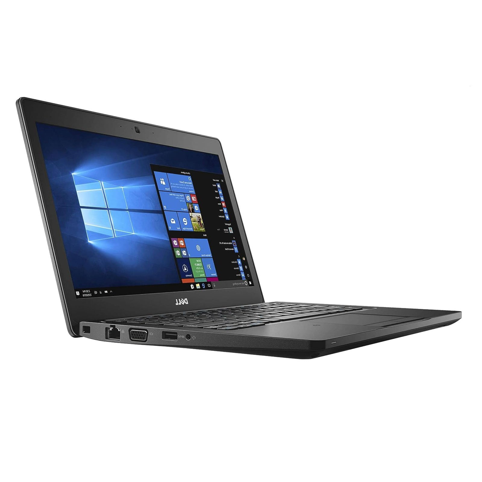 Dell Laptop 8GB RAM 256GB SSD i5 Dual Core, 2.6GHz Latitude 5280 12.5 Inches Intel Core i5-7300U HDMI Webcam Win 10 Pro black in GH