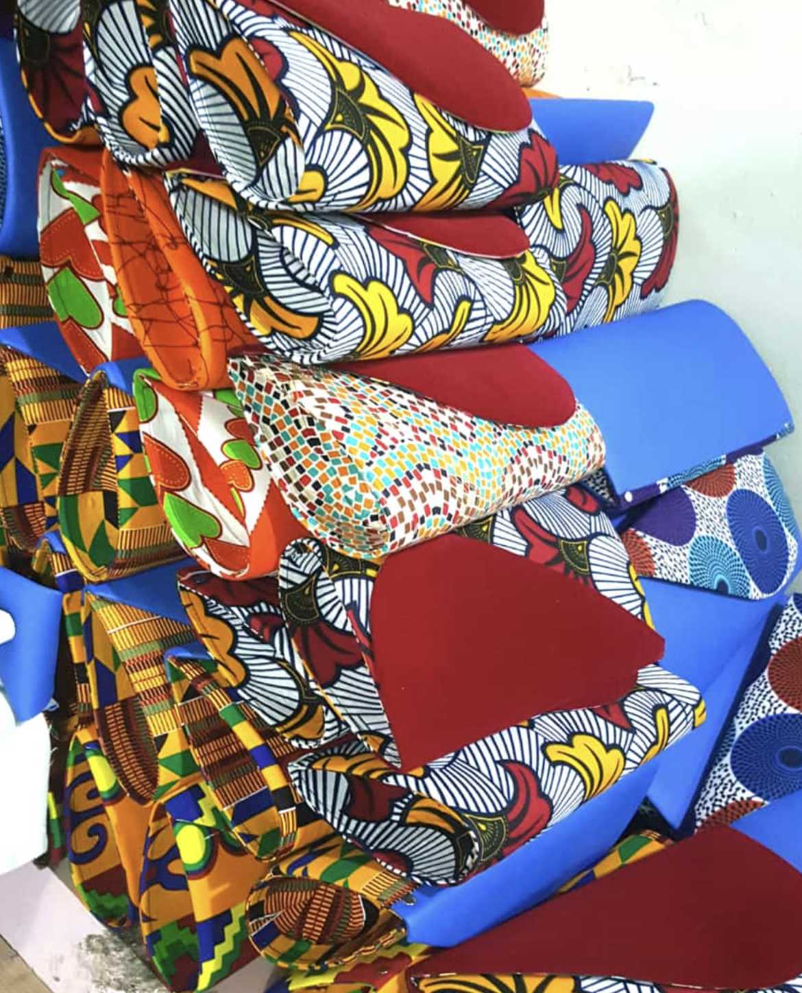 Fashion Purses African Kente Bags Luxury Envelop African print purse For Ladies