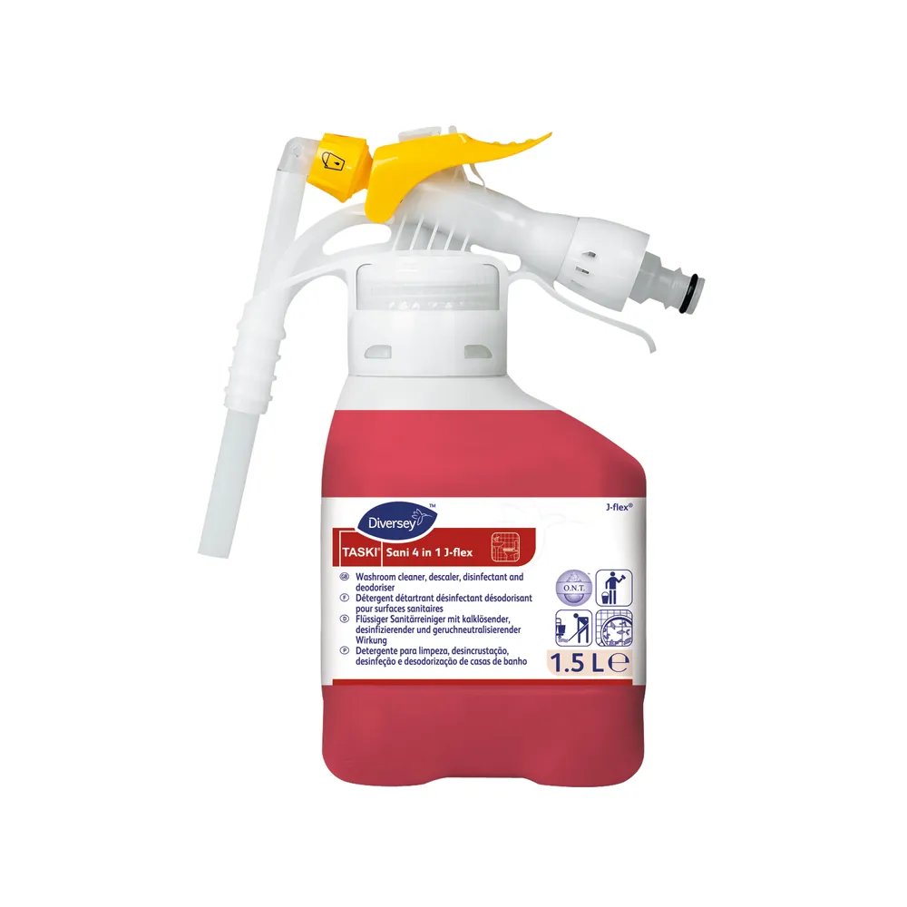 Taski Sani 4 in 1 J-Flex Concentrated Acicic Washroom Cleaner 1.5Litre