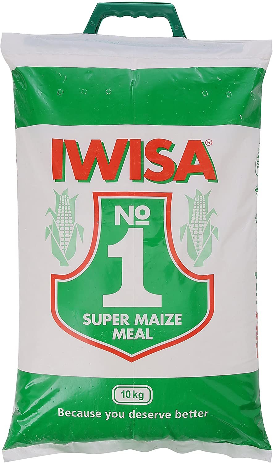 Iwisa 10Kg, Super Maize Meal South African Food Staple Food from South Africa,10kg, white