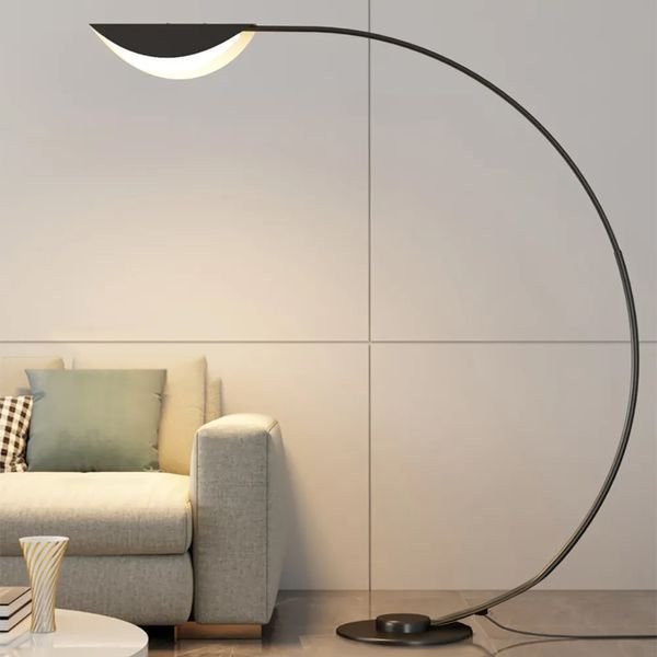 LED floor lamp arch Dimmable for living room.