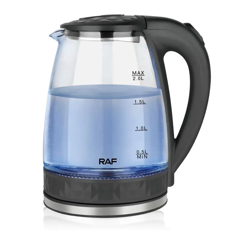 Glass Kettle Electric Kettle Fast Boil Led Light 2L Water Boiler