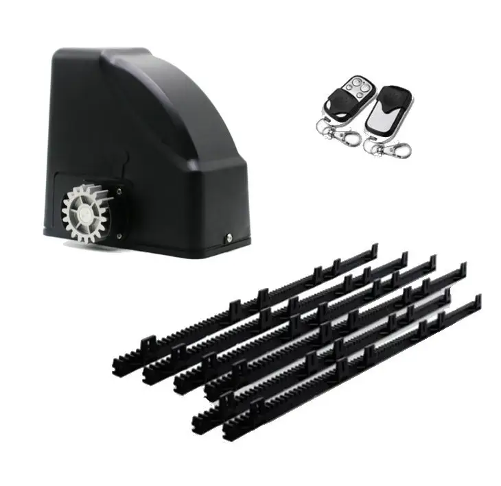 Sliding Gate Motor Operator 24V DC Gate Motor Kit With Battery Auto Remote Control 600kg Automatic Solar Sliding Gate Opener