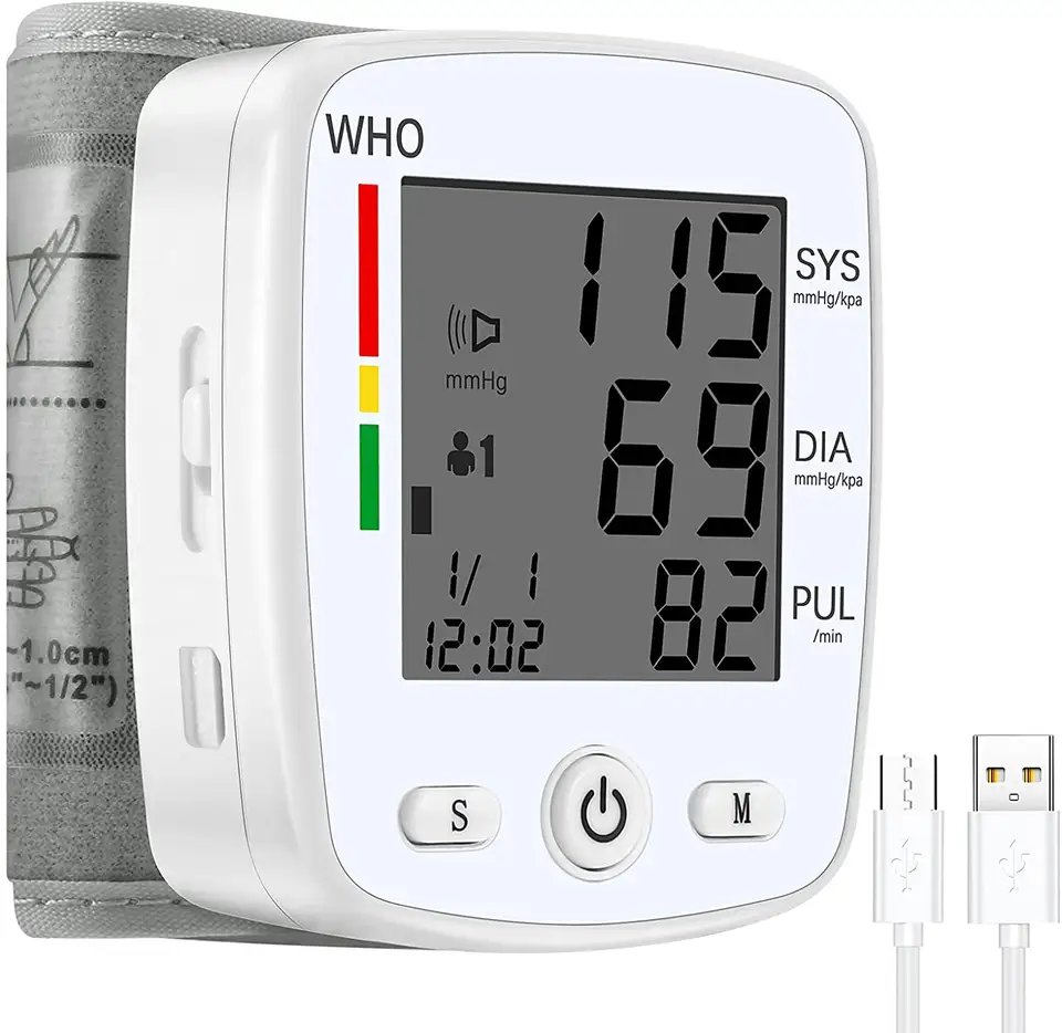 BP Blood Pressure Monitor Meter Machine 24 Hour Cobtinuius Portable Electronic Blood Pressure Monitor CK-A159