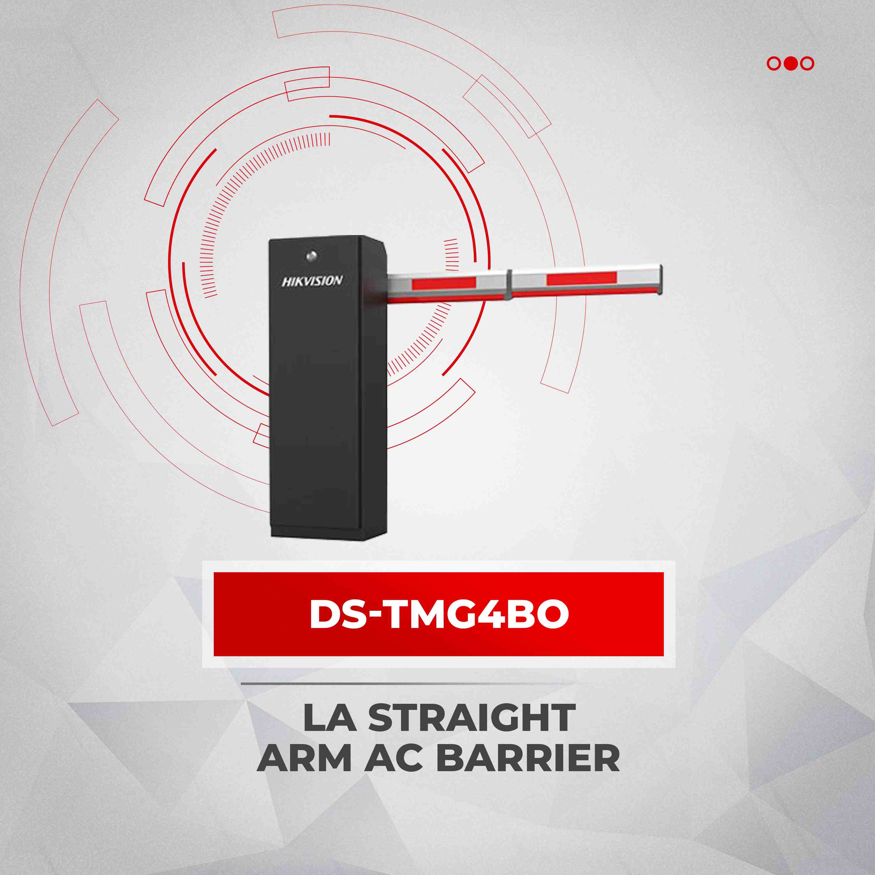 Hikvision LA Straight-Arm AC Barrier Gate