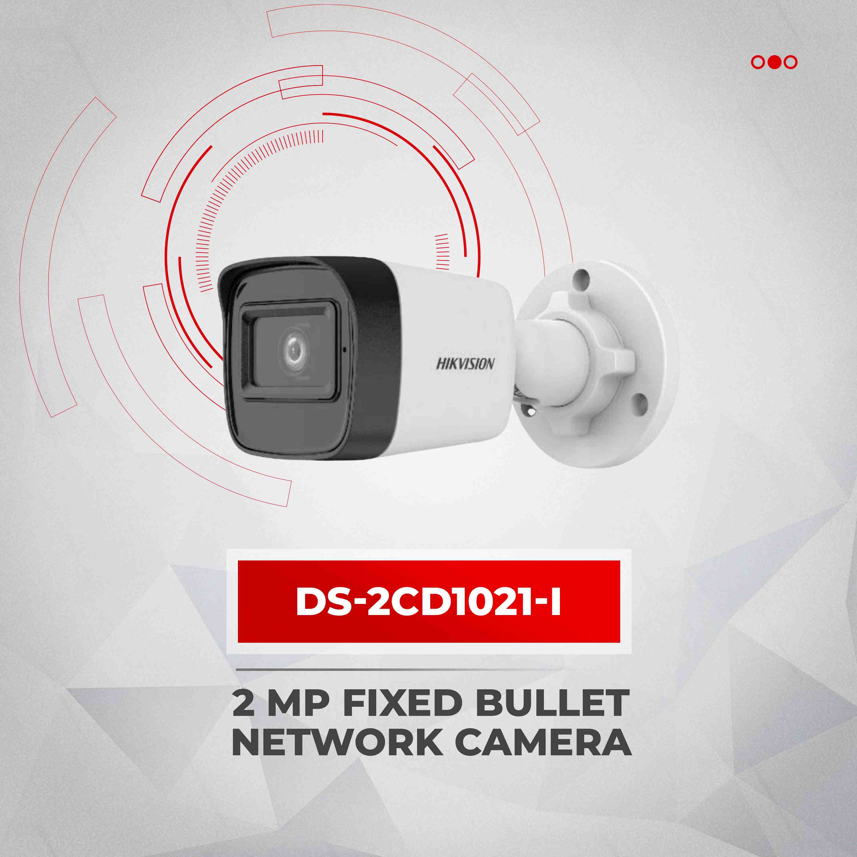 Bullet IP Network CCTV Security Camera 2MP Hikvision
