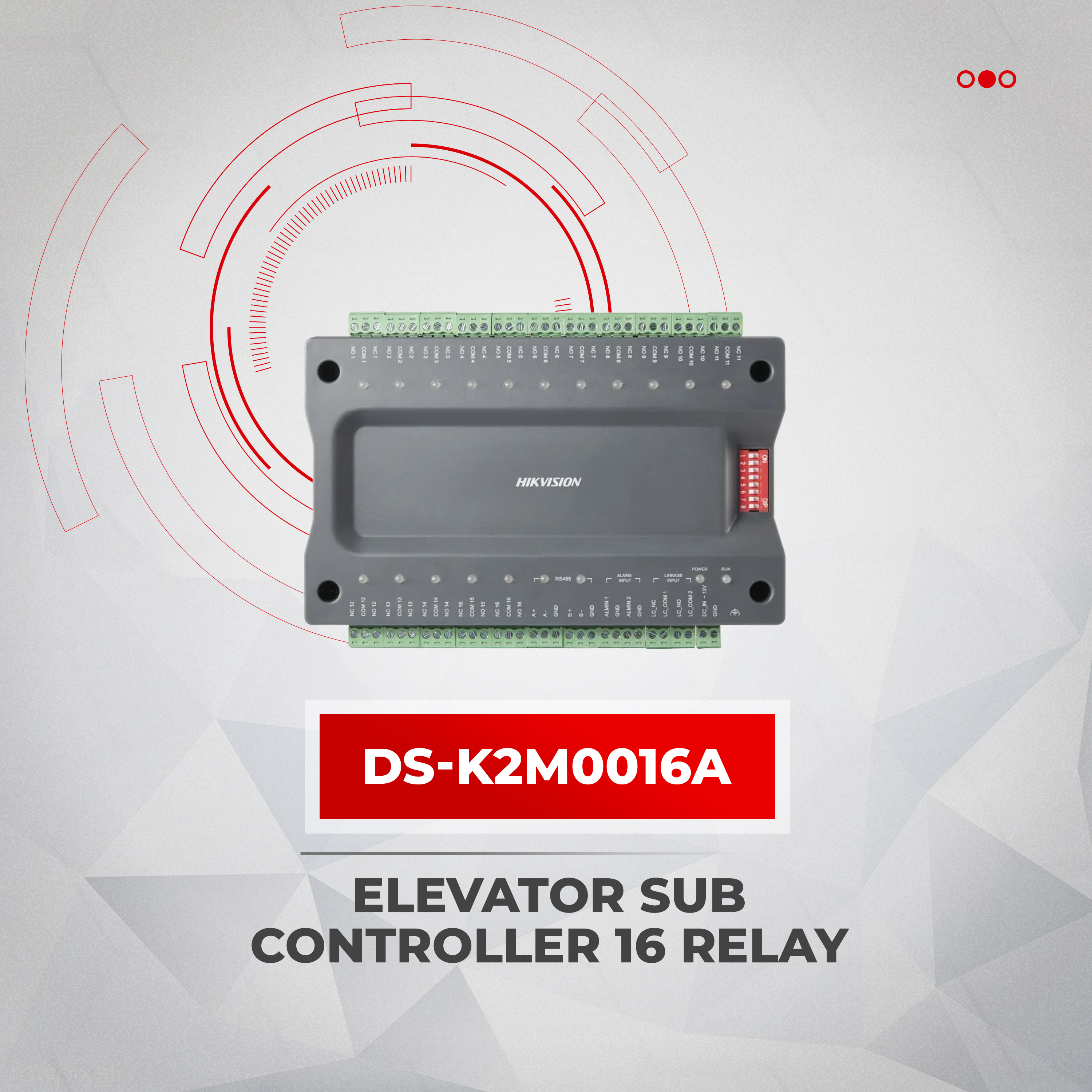 Hikvision Elevator Sub-Controller 16 Relay