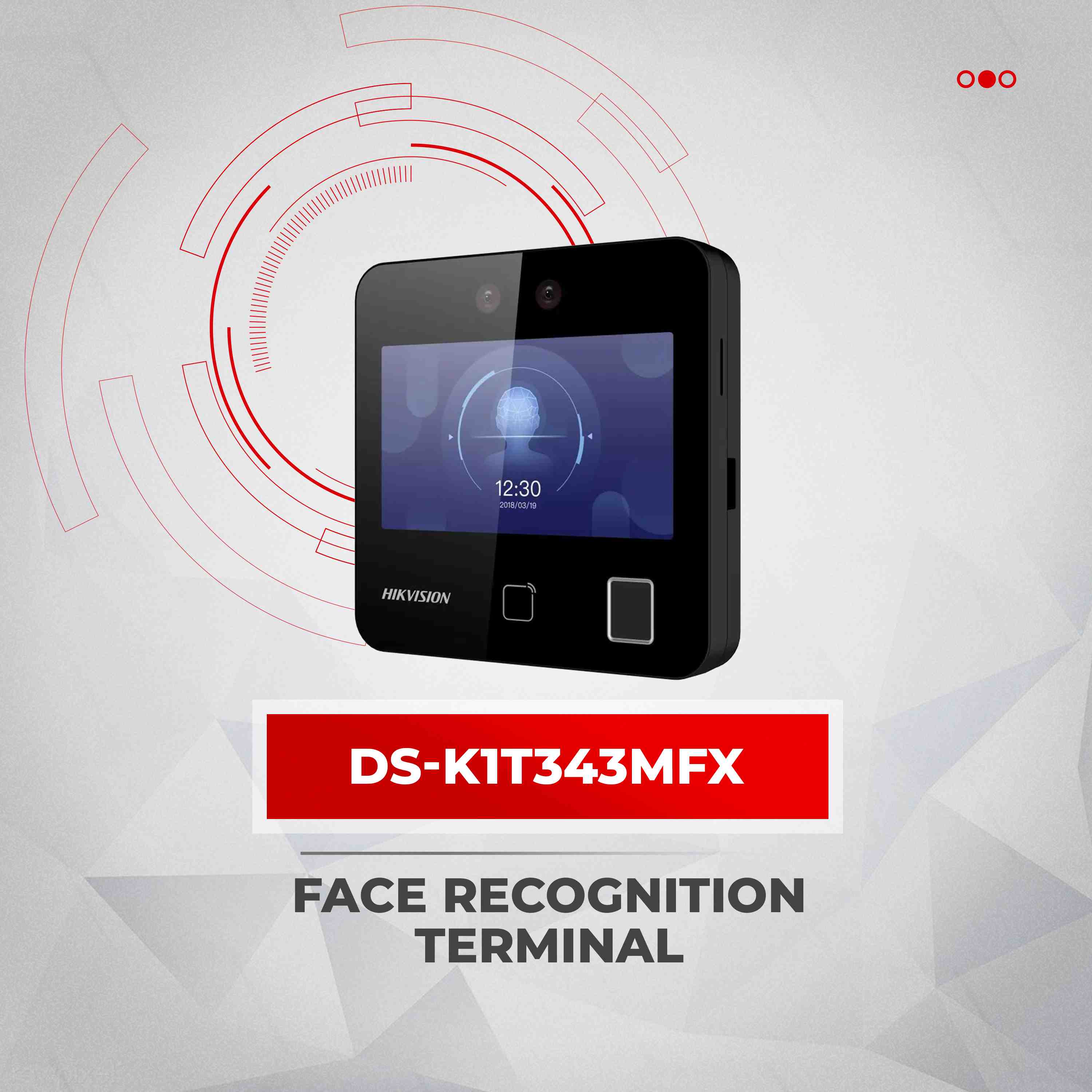 Hikvision Face recognition terminal Security Face Detector
