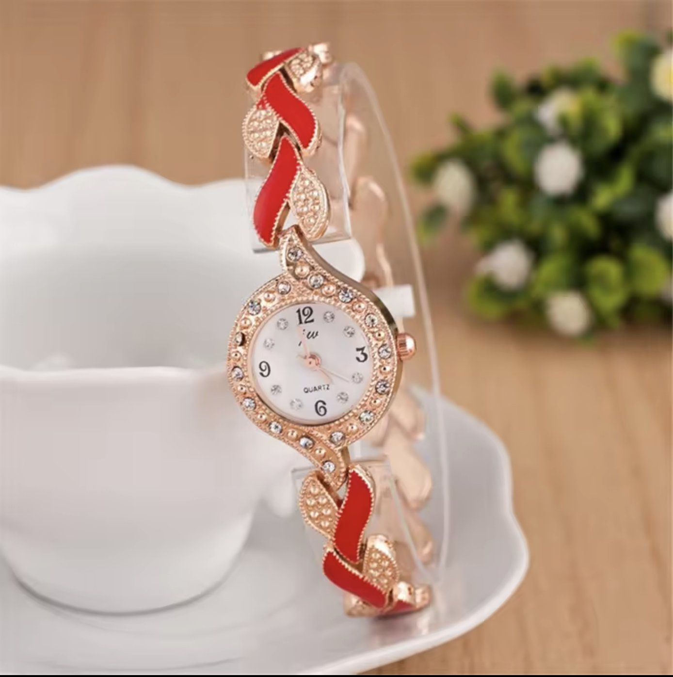 Wrist watch  for Ladies Women Luxury Stainless Steel Bracelet watches Quartz Dress Watches