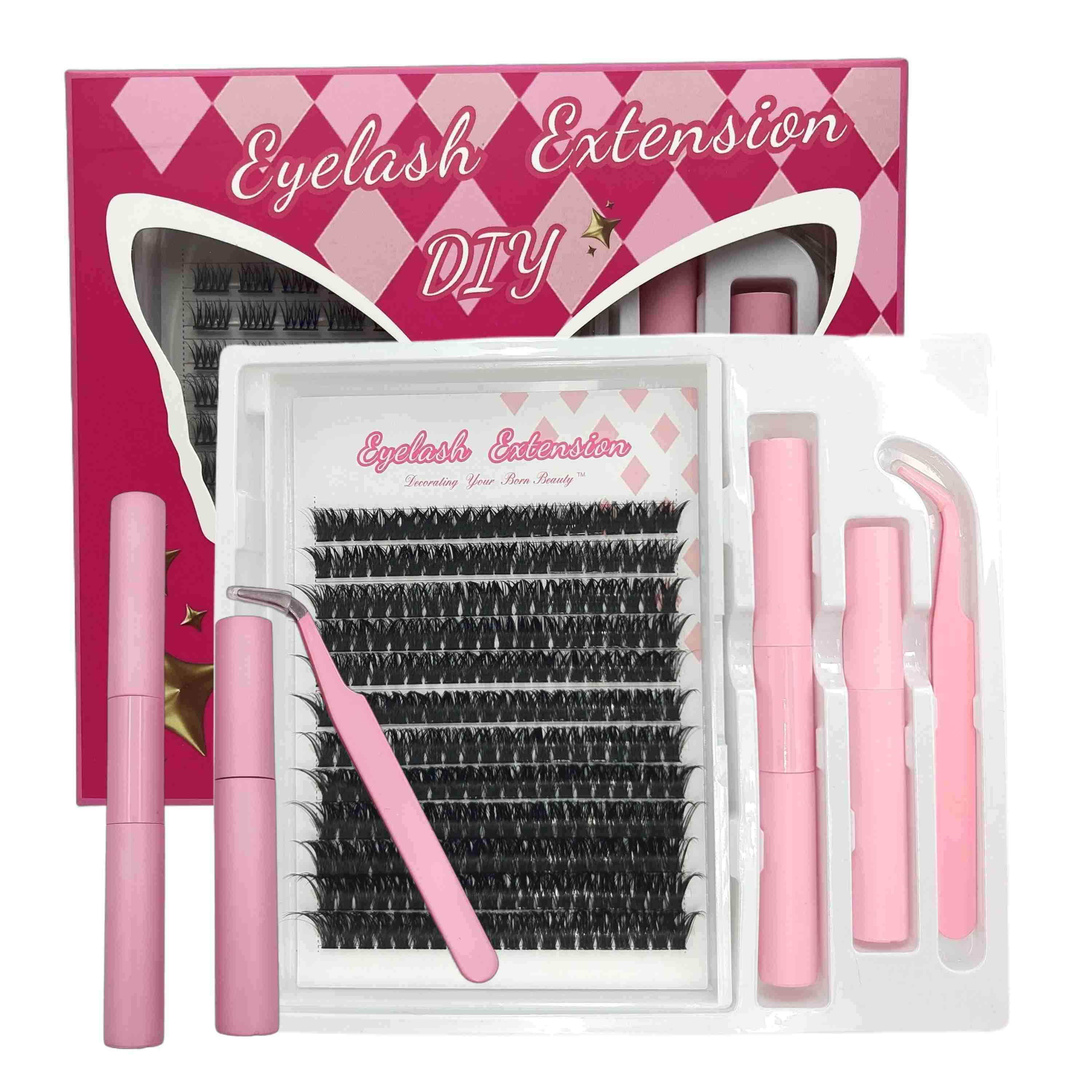 Eye Lashes DIY Lash Extension Kit