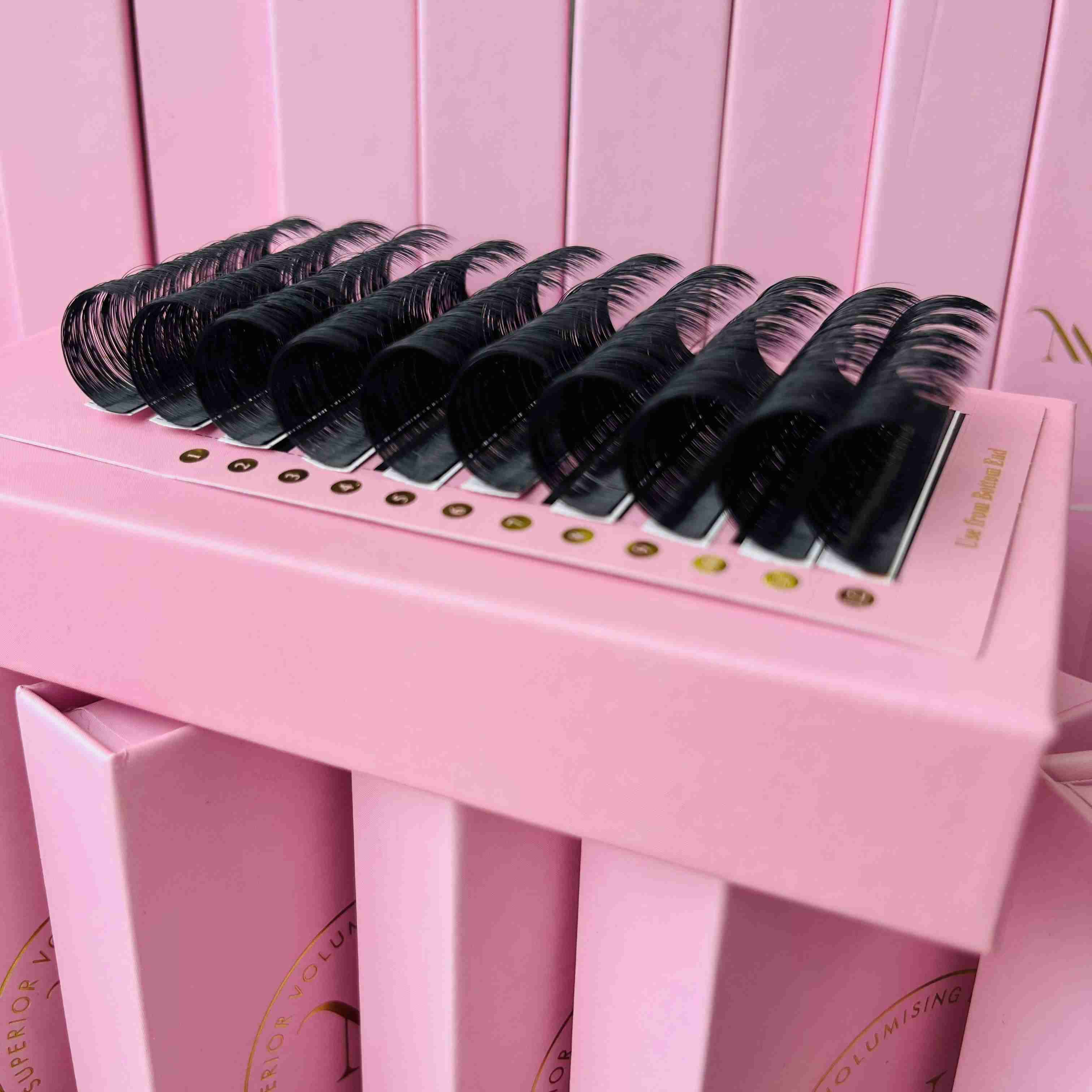Eye Lashes Extensions  Volume Matte Black Lashes