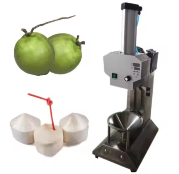 coconut peeling/cutting machine