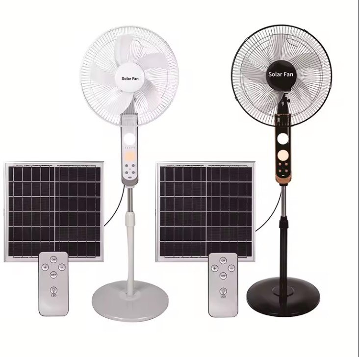 Solar Fan Rechargeable Stand Fan