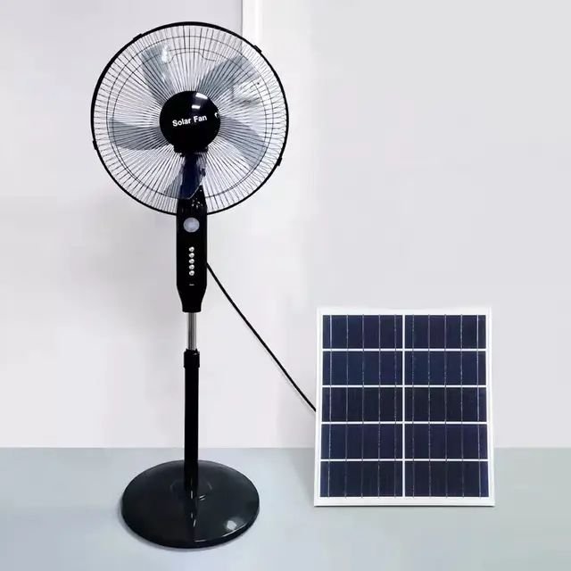 Rechargeable Solar fan 16 Inches Standing Fan