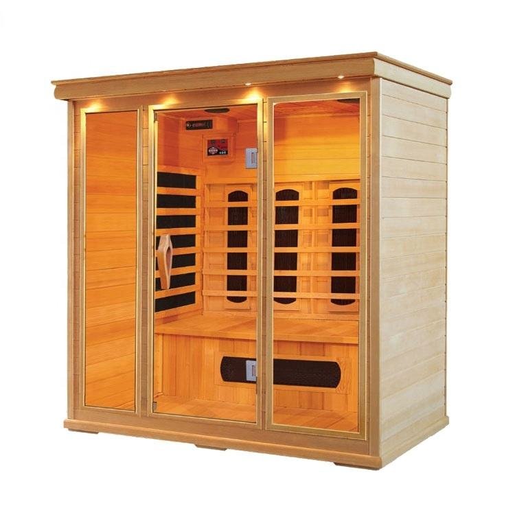 Sauna Room: Red Ceder Dry Sauna Wood for Infrared Room Sauna
