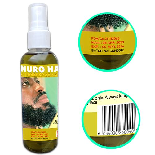 Hair Growth Oil - 100ml ( Nnuro Hair Food ) in GH