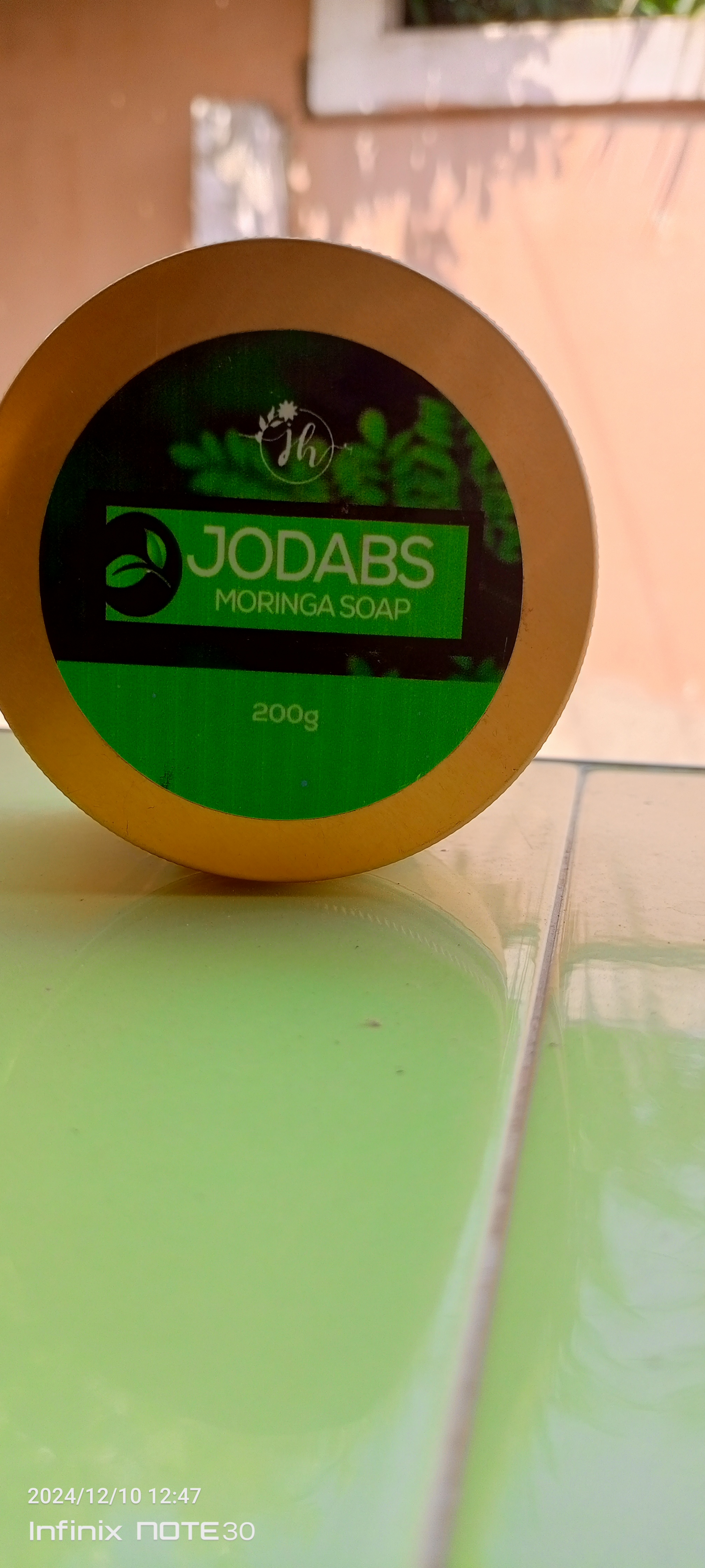 Moringa soap dehydrate, soothing the skin in GH