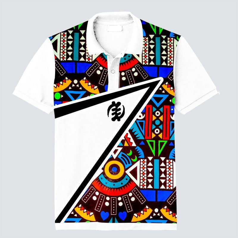 Lacoste Africanwear For Men Gyenyame Symbol White