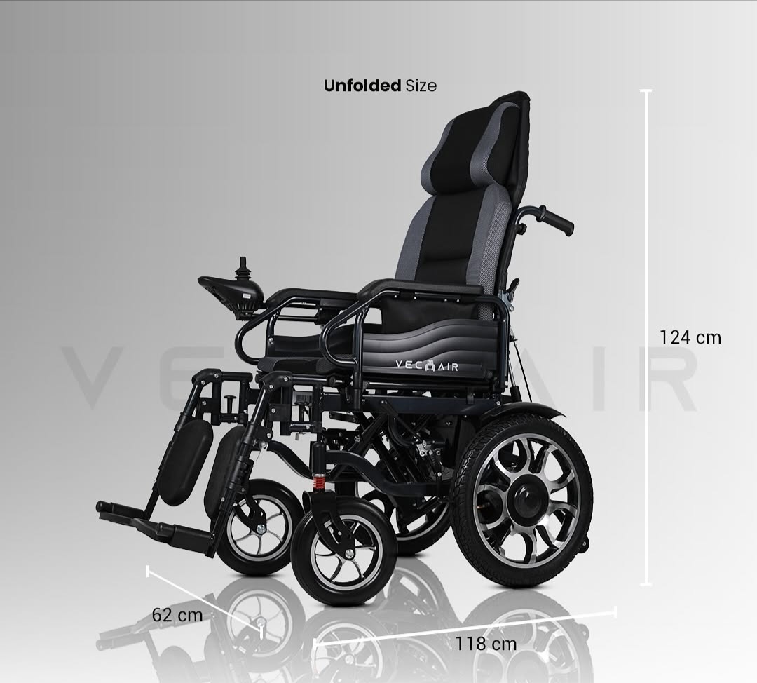 ELECTRIC WHEELCHAIR LONG BACK