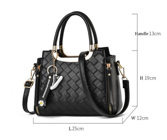 Black snake leather hand bag