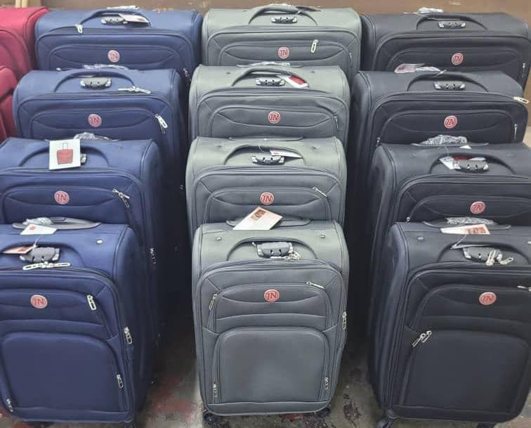 High- Grade 4pcs Fabric Trolley Set