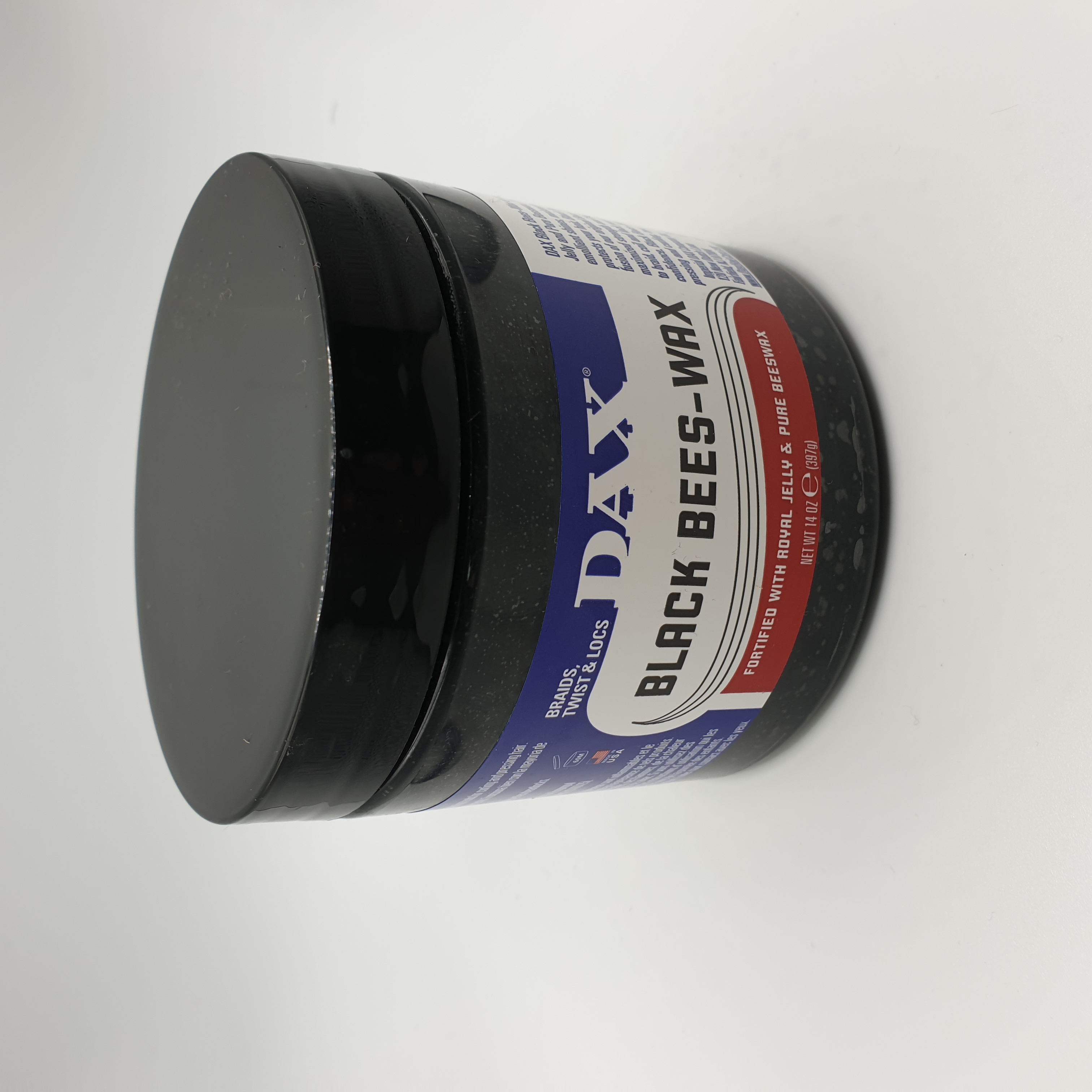 Dax Black Bees Wax for Braids, Twist & Locs, Jelly Pure Beewax 397g/14oz in GB
