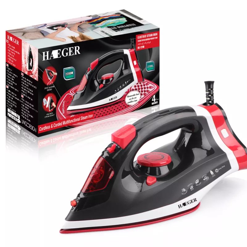 Steam Iron, Cordless steam generator Electric Iron For Clothes