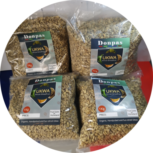 Ukwa Igbo, Ukwa food, "African Breadfruit" - 1Kg, Organic, Handpicked, Sundried