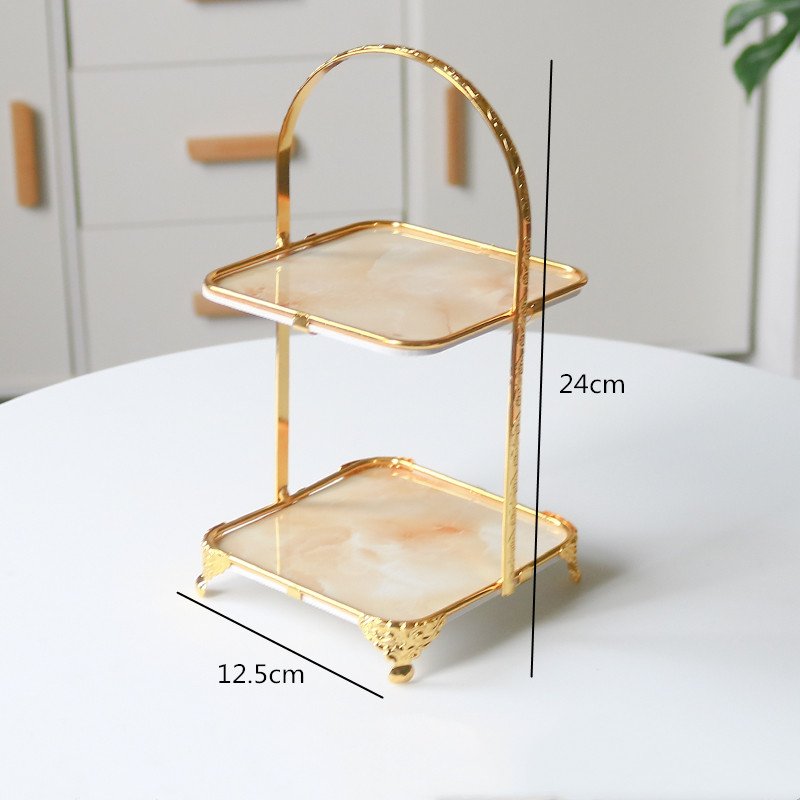 Cake Stand Table brass birdcage shape cake cupcake tools decoration wedding mirror bird