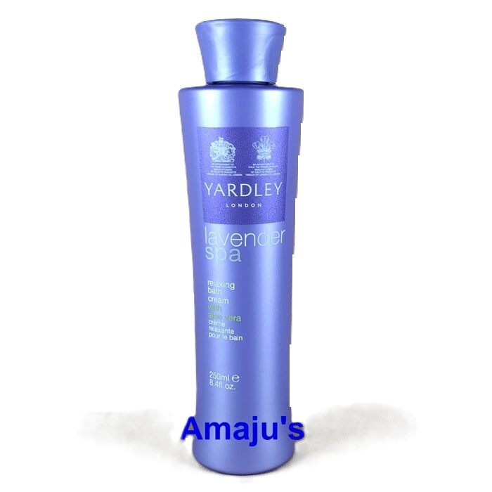 Yardley Lavender Spa Relaxing Bath Cream Aloe Vera - 250ml in GB