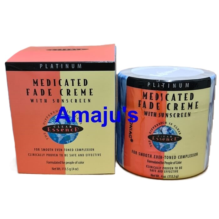 Clear Essence Platinum Medicated Fade Creme with Sunscreen - 113g in GB