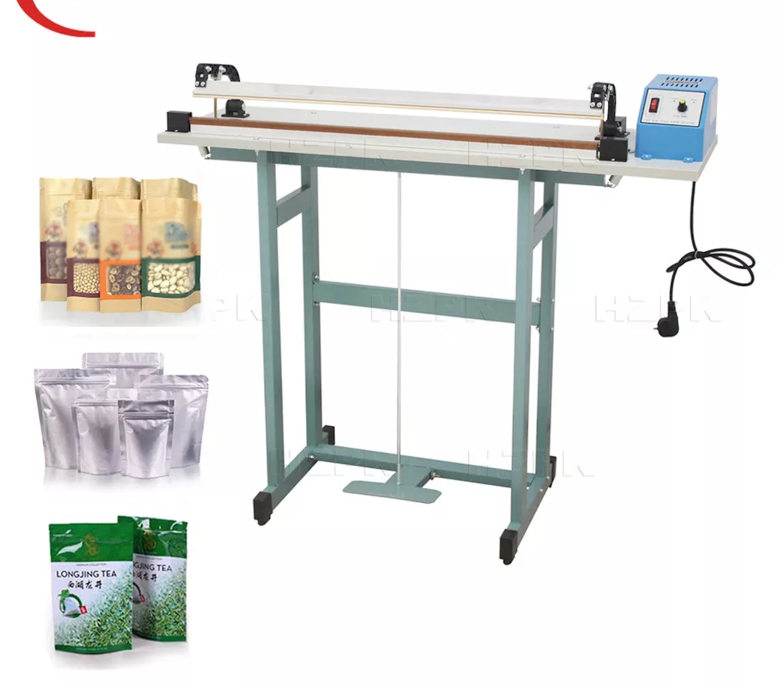 Pedal control plastic heating sealer machine for bags