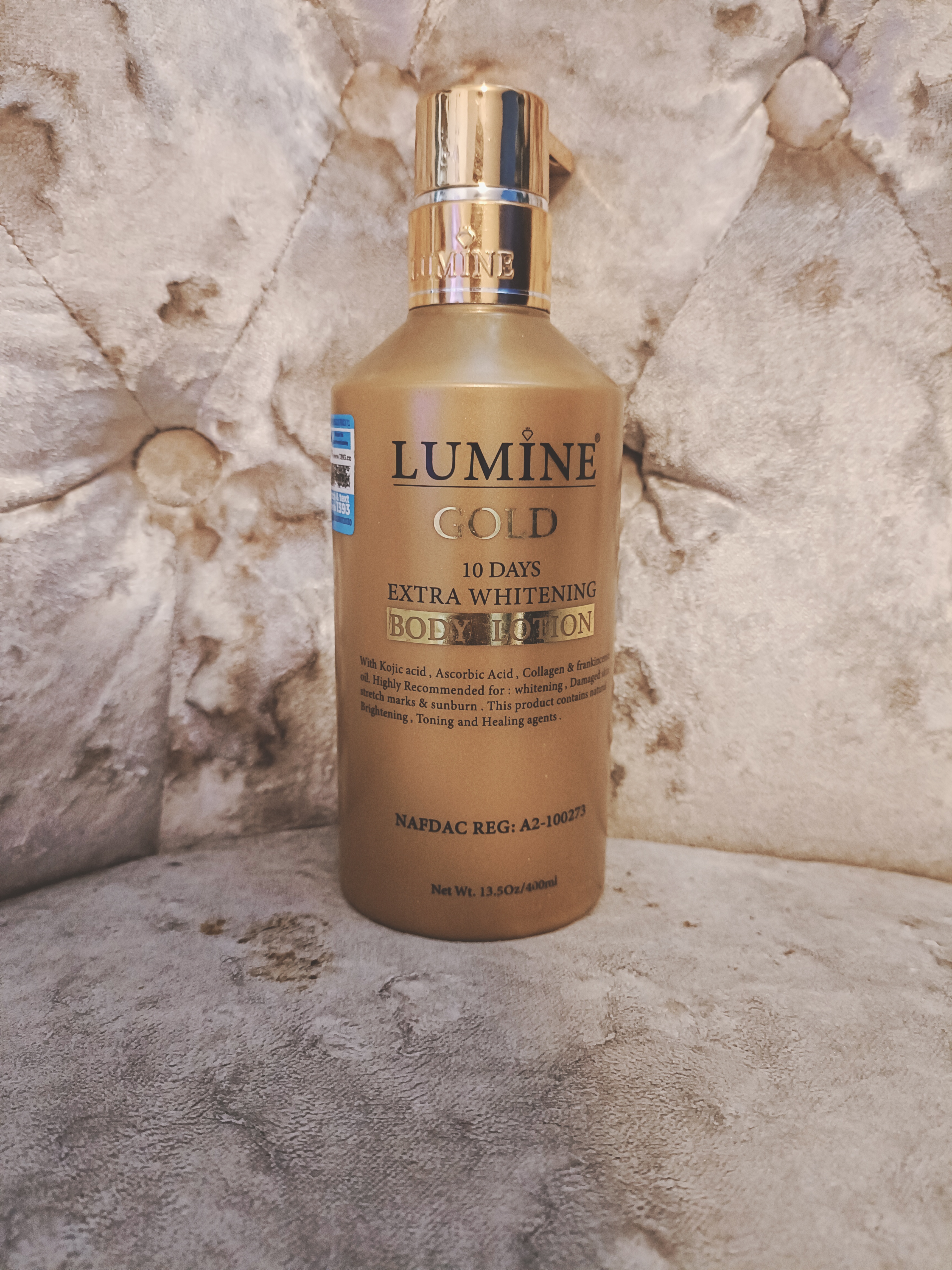 Lumine Gold Extra 3 In 1 Body And Face Lotion (one bottle)